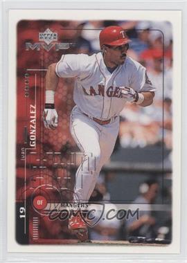 1999 Upper Deck MVP - [Base] #204 - Juan Gonzalez