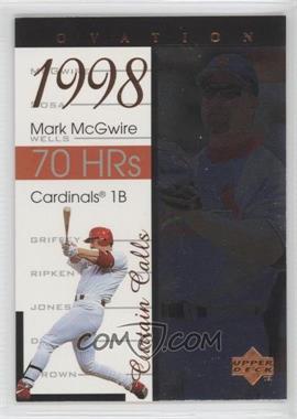 1999 Upper Deck Ovation - Curtain Calls #R1 - Mark McGwire