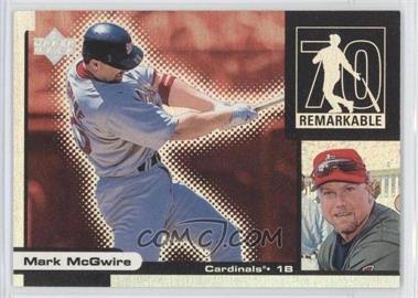 1999 Upper Deck Ovation - Remarkable Moments #M11 - Mark McGwire