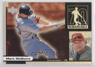 1999 Upper Deck Ovation - Remarkable Moments #M11 - Mark McGwire