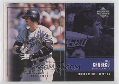 1999 Upper Deck Powerdeck - [Base] - Auxiliary Power #AUX-21 - Jose Canseco