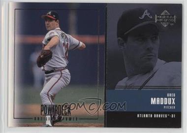 1999 Upper Deck Powerdeck - [Base] - Auxiliary Power #AUX-8 - Greg Maddux