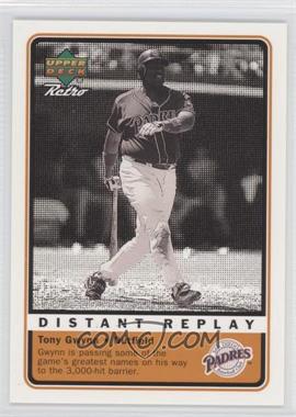 1999 Upper Deck Retro - Distant Replay #D12 - Tony Gwynn