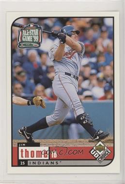 1999 Upper Deck UD Choice - All-Star Game Jumbos #10 - Jim Thome