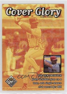 1999 Upper Deck UD Choice - [Base] - Prime Choice Reserve #31 - Cover Glory - Juan Gonzalez /100