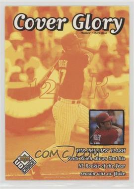 1999 Upper Deck UD Choice - [Base] #43 - Cover Glory - Scott Rolen