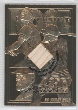 2000-02 23K Gold Card Feel The Game - Relics #_PERO - Pete Rose