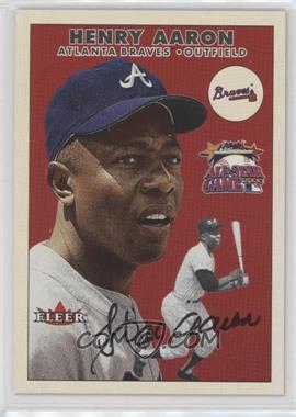 2000 All-Star FanFest Tribute to Hank Aaron - [Base] #2 - Hank Aaron (Fleer)