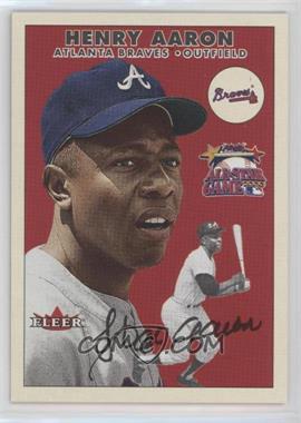 2000 All-Star FanFest Tribute to Hank Aaron - [Base] #2 - Hank Aaron (Fleer)