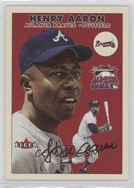 2000 All-Star FanFest Tribute to Hank Aaron - [Base] #2 - Hank Aaron (Fleer)