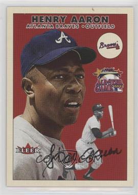 2000 All-Star FanFest Tribute to Hank Aaron - [Base] #2 - Hank Aaron (Fleer)