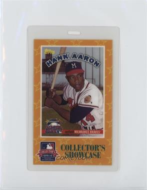 2000 All-Star Fanfest Laminated Passes - [Base] #CSTO - Collector's Showcase - Hank Aaron (Topps)