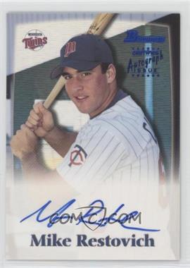 2000 Bowman - Autographs #MJR - Michael Restovich