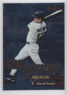 2000 Bowman - Early Indications #E7 - Todd Helton