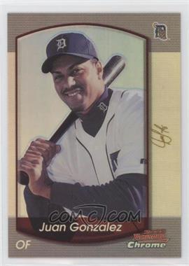 2000 Bowman Chrome - [Base] - Refractor #130 - Juan Gonzalez