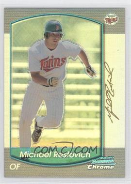 2000 Bowman Chrome - [Base] - Refractor #169 - Michael Restovich