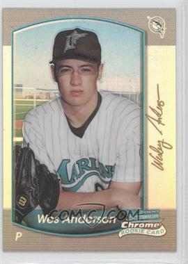 2000 Bowman Chrome - [Base] - Refractor #294 - Wes Anderson