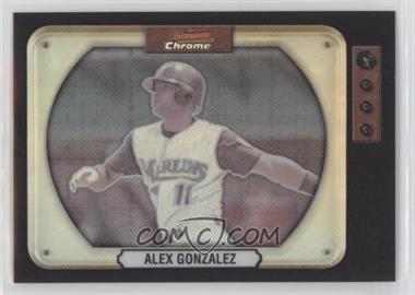 2000 Bowman Chrome - [Base] - Retro-Future Refractor #11 - Alex Gonzalez