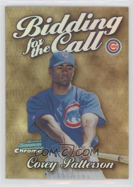 2000 Bowman Chrome - Bidding for the Call - Refractor #BC8 - Corey Patterson
