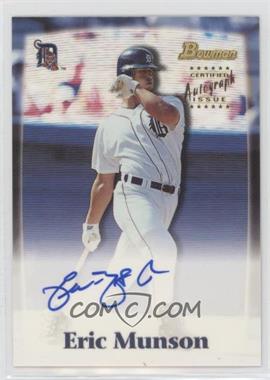 2000 Bowman Draft Picks & Prospects - Autograph #BDPA13 - Eric Munson