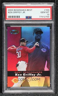 2000 Bowman's Best - [Base] #100 - Ken Griffey Jr. [PSA 10 GEM MT]