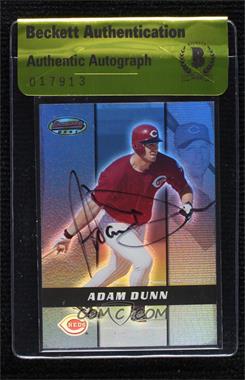 2000 Bowman's Best - [Base] #130 - Adam Dunn [BAS Authentic]