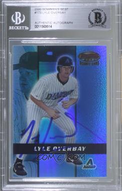 2000 Bowman's Best - [Base] #173 - Lyle Overbay /2999 [BAS BGS Authentic]