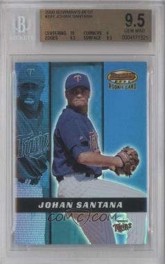 2000 Bowman's Best - [Base] #191 - Johan Santana /2999 [BGS 9.5 GEM MINT]