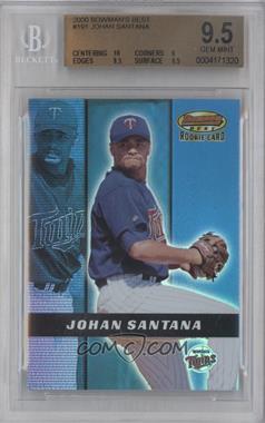 2000 Bowman's Best - [Base] #191 - Johan Santana /2999 [BGS 9.5 GEM MINT]