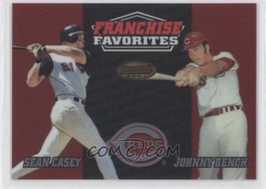 2000 Bowman's Best - Franchise Favorites #FR1C - Sean Casey, Johnny Bench