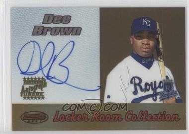 2000 Bowman's Best - Locker Room Collection Autographs #LRCA14 - Dee Brown
