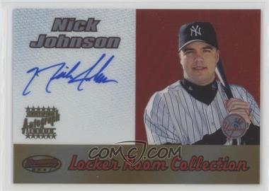 2000 Bowman's Best - Locker Room Collection Autographs #LRCA18 - Nick Johnson