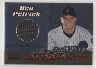 2000 Bowman's Best - Locker Room Collection Jerseys #LRCJ4 - Ben Petrick