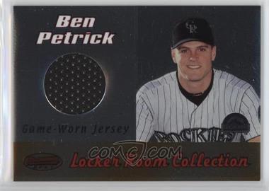 2000 Bowman's Best - Locker Room Collection Jerseys #LRCJ4 - Ben Petrick