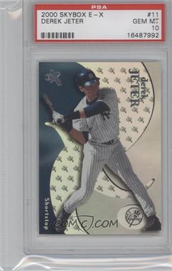 2000 EX - [Base] #11 - Derek Jeter [PSA 10 GEM MT]