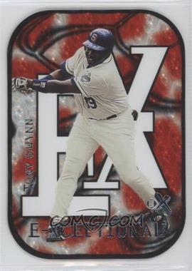 2000 EX - E-Xceptional - Red #14 XC - Tony Gwynn /1999