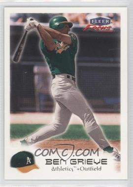 2000 Fleer Focus - [Base] #145 - Ben Grieve