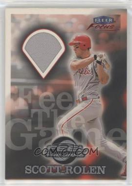 2000 Fleer Focus - Feel The Game #_SCRO - Scott Rolen