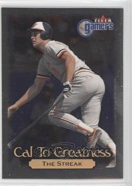 2000 Fleer Gamers - Cal to Greatness #6C - Cal Ripken Jr.