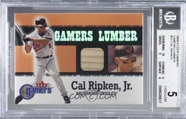 2000 Fleer Gamers - Gamers Lumber #_CARI - Cal Ripken Jr. [BGS 5 EXCELLENT]