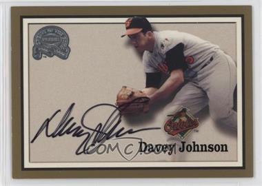 2000 Fleer Greats of the Game - Autographs #_DAJO - Davey Johnson