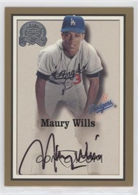 2000 Fleer Greats of the Game - Autographs #_MAWI - Maury Wills