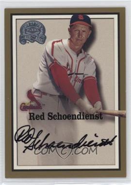 2000 Fleer Greats of the Game - Autographs #_RESC - Red Schoendienst