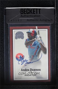 2000 Fleer Greats of the Game - [Base] #58 - Andre Dawson [BAS Authentic]