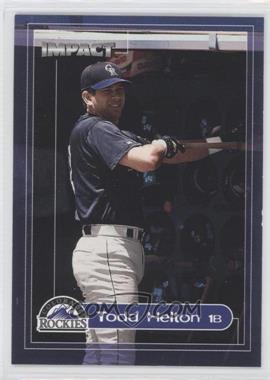 2000 Fleer Impact - [Base] #131 - Todd Helton