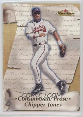 2000 Fleer Showcase - Consummate Prose #3 CP - Chipper Jones