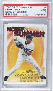 2000 Fleer Showcase - Noise of Summer #9 ns - Derek Jeter [PSA 9 MINT]