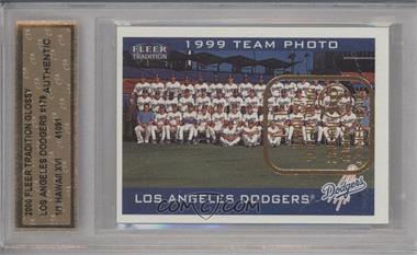 2000 Fleer Tradition - [Base] - Glossy Hawaii Trade Show Kit Young #179 - Los Angeles Dodgers Team /1 [Encased]