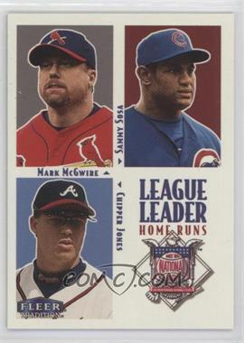 2000 Fleer Tradition - [Base] - Glossy #2 - League Leaders - Sammy Sosa, Mark McGwire, Chipper Jones