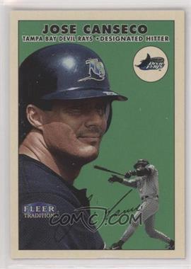 2000 Fleer Tradition - [Base] - Glossy #320 - Jose Canseco